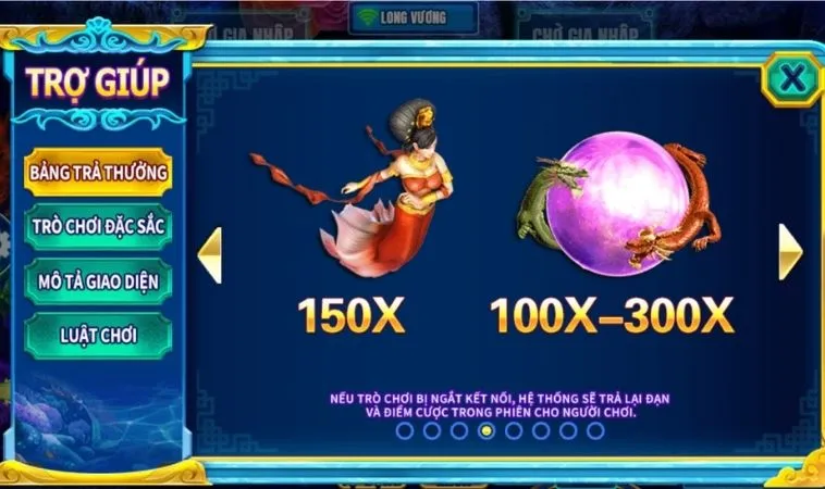 Giá trị hệ số thưởng các sinh vật trong game Bắn Cá Rồng Tại 88FC