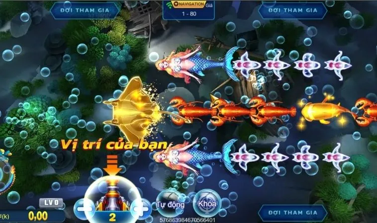Giao diện chơi Bắn Cá Royal Fishing 88FC