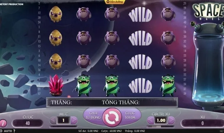 Giao diện chơi Nổ Hũ Vũ Trụ 88FC
