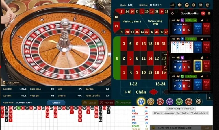 Bàn cược Roulette 88FC